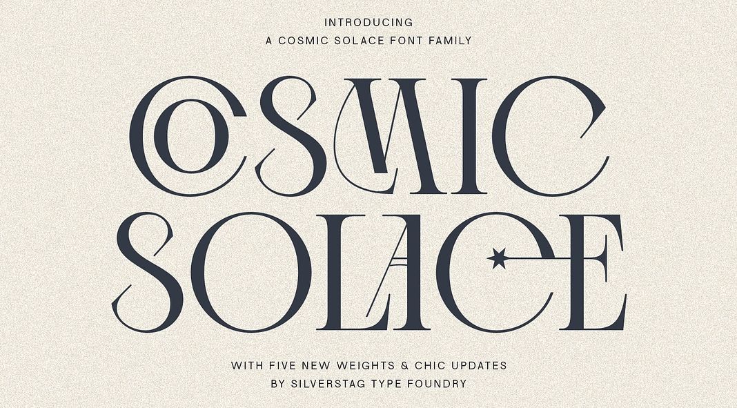 Cosmic Solace Font by SilverStag Type Foundry