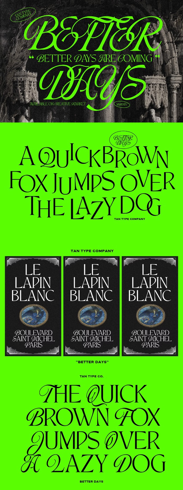 TAN Better Days Font by TanType