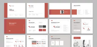 Brand Manual Book Template for Adobe InDesign by PixWork
