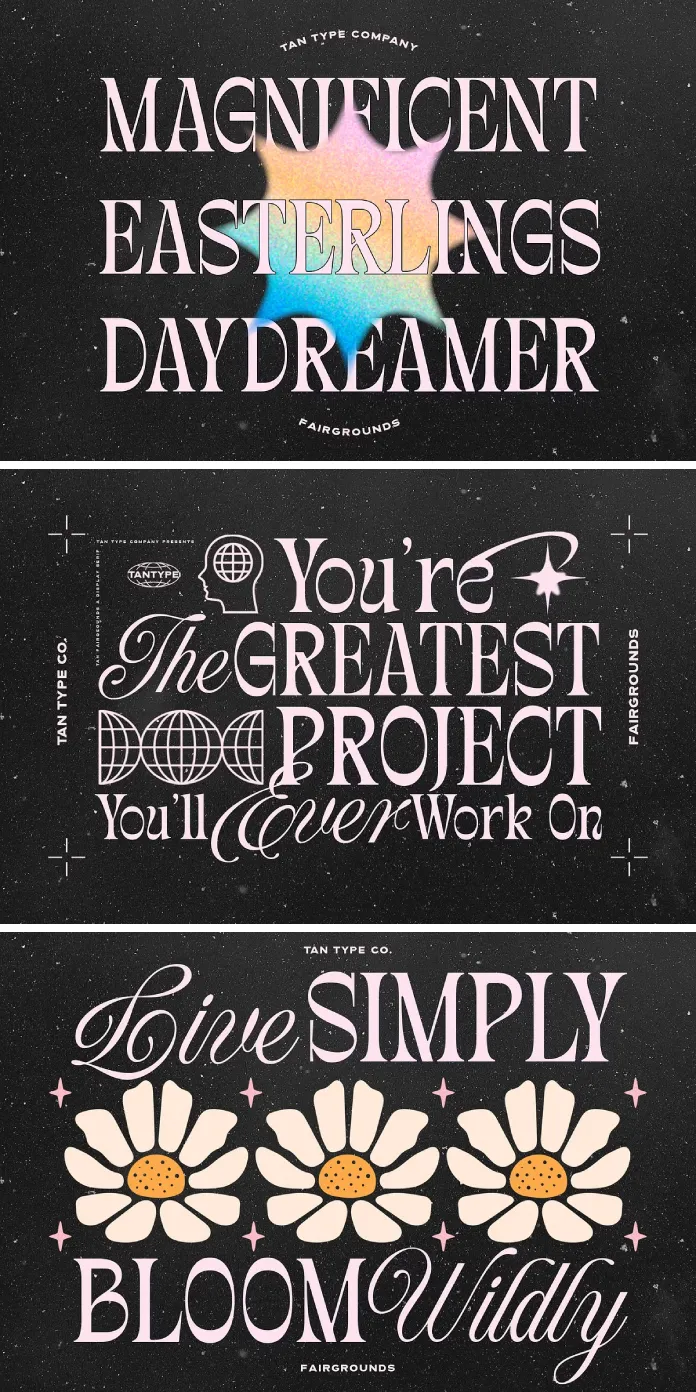 TAN Fairgrounds font by TanType