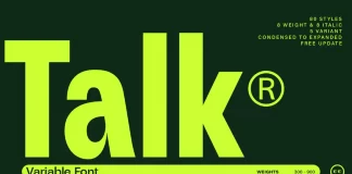 ZT Talk Font Family by Zelow Type