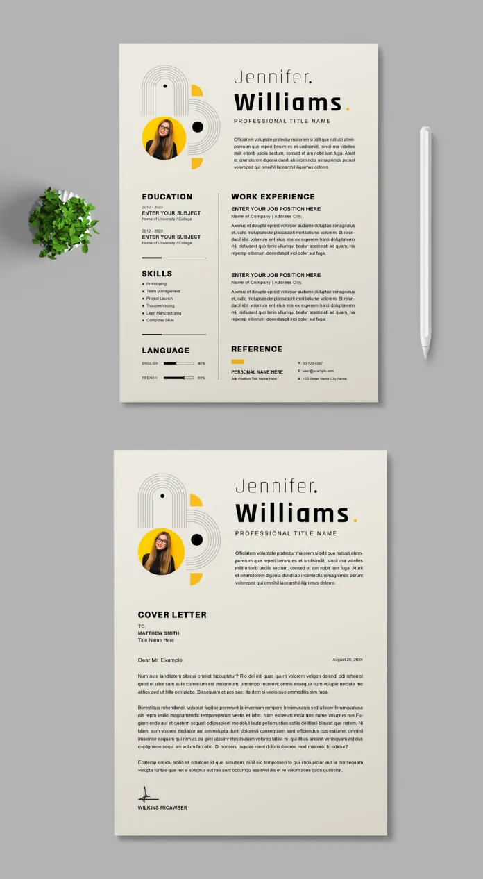 Download a Professional Resume Template by DesignCoach for Adobe InDesign