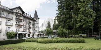 Park Hotel Franceschi in Cortina d'Ampezzo: renovation project under the guidance of the architecture and interior design studio NOA