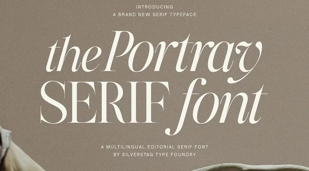 The Portray - Elegant Serif Typeface by SilverStag Type Foundry