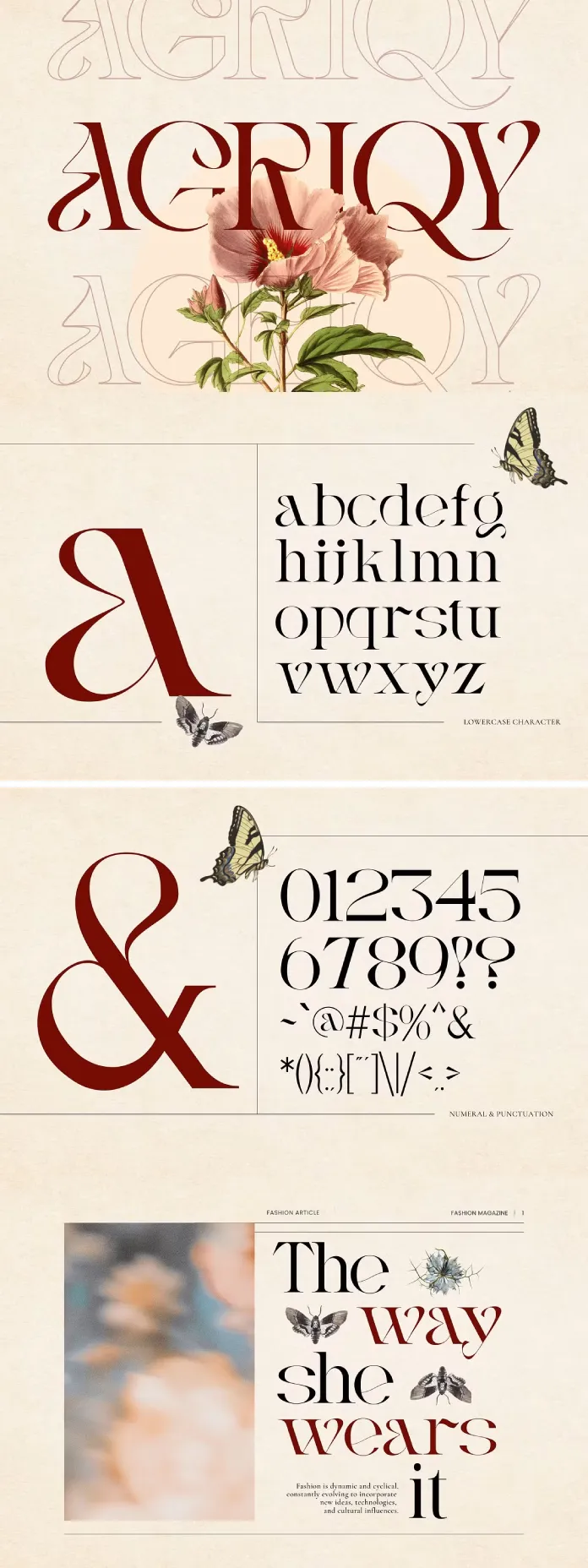 Vintage Agriqy Font by Nirmana Visual