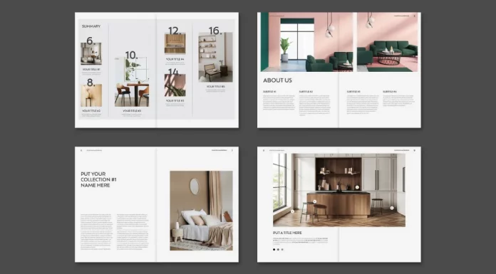 A Minimalist Product Catalog Template by Tom Sarraipo for Adobe InDesign