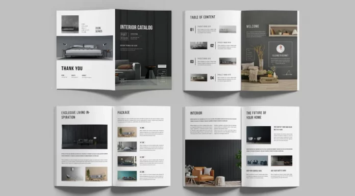 Interior Catalog Template InDesign Layout by DesignCoach