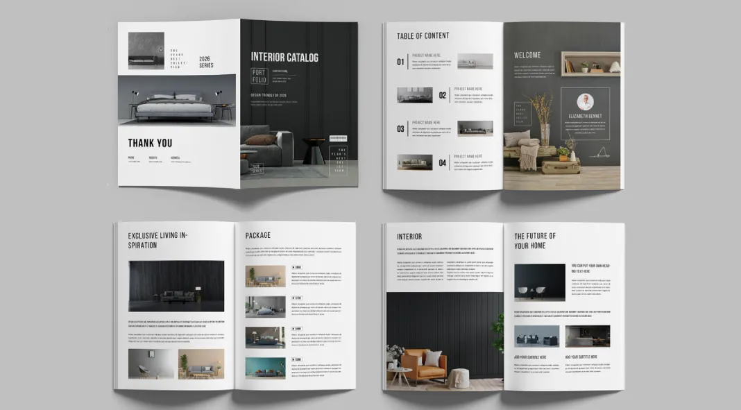 Interior Catalog Template InDesign Layout by DesignCoach Interior Catalog Template InDesign Layout by DesignCoach