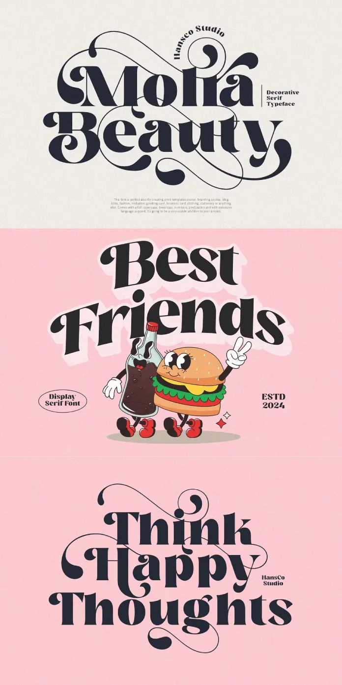 Molra Beauty Font by HansCo Studio