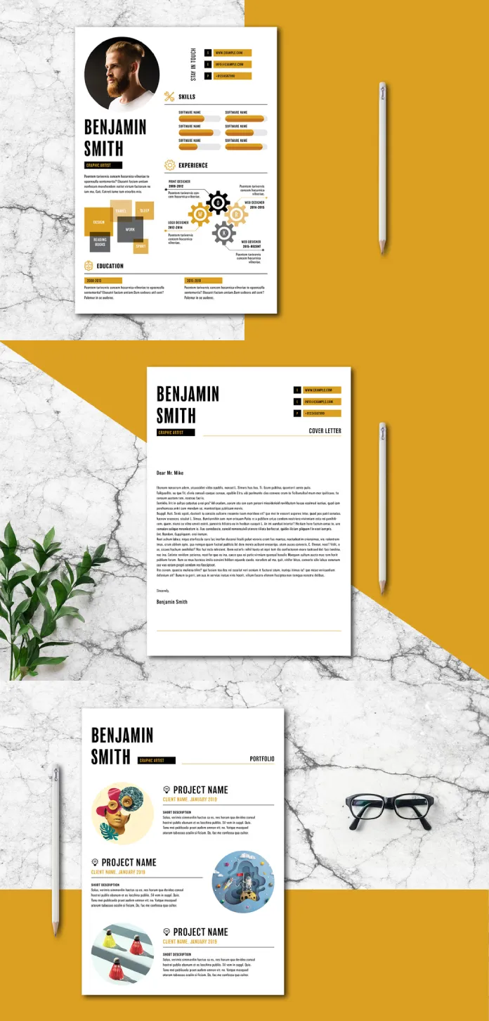 A Creative Resume Template by Grkic Creative