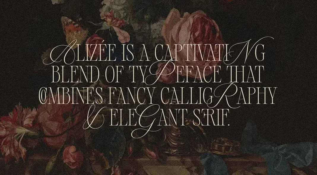 Alizee Font - Classy Hybrid Serif Typeface by Harmonais Visual Alizee Font - Classy Hybrid Serif Typeface by Harmonais Visual