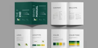 Brand Manual Guidelines Template by DesignCoach for Adobe InDesign