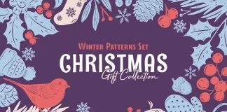 Christmas Gift - Vector Graphics Patterns Set by Pixelbuddha