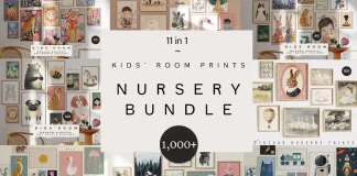Kid's Room Nursery Prints Bundle by Lana Elanor