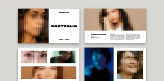 Minimal Portfolio Pitch Deck and Portfolio Template by LazyDazie for Adobe InDesign