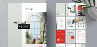 Annual Report Template by GraphicArtist for Adobe InDesign
