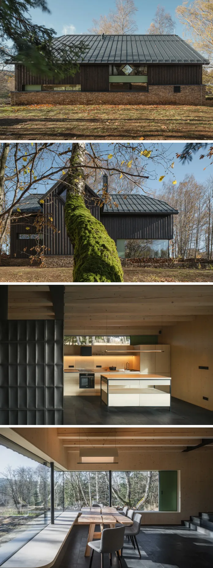 Cottage in Šumava National Park by Markéta Cajthamlová Studio
