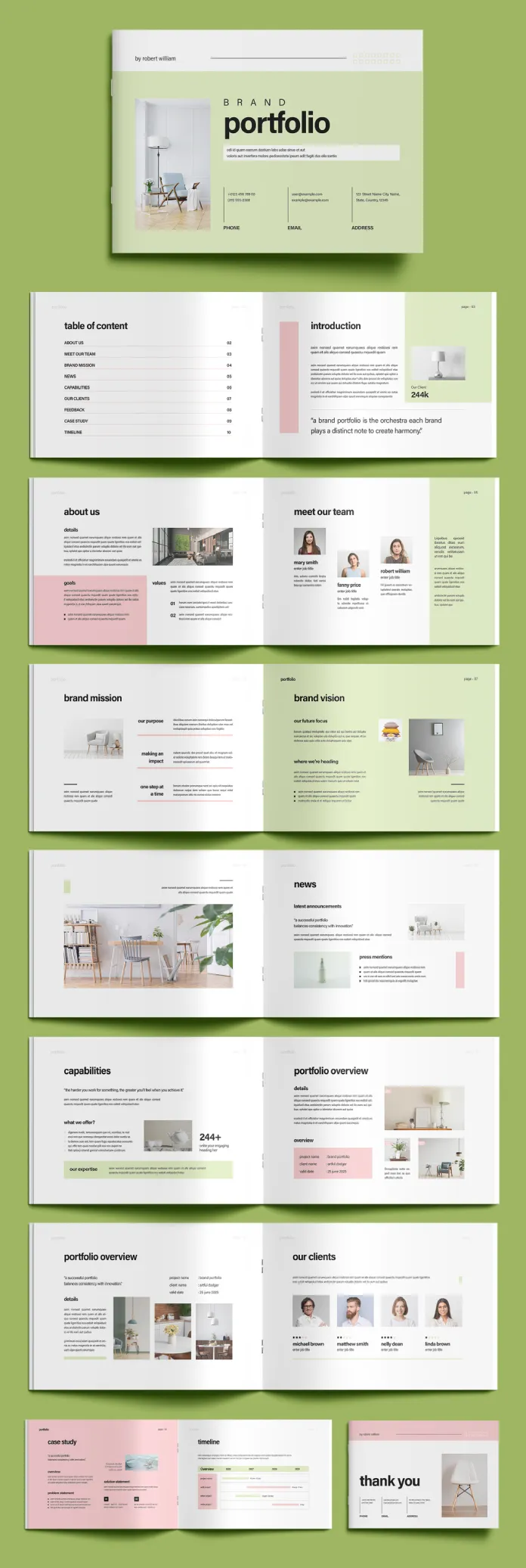 Download a Creative Brand Portfolio Template by DesignCoach