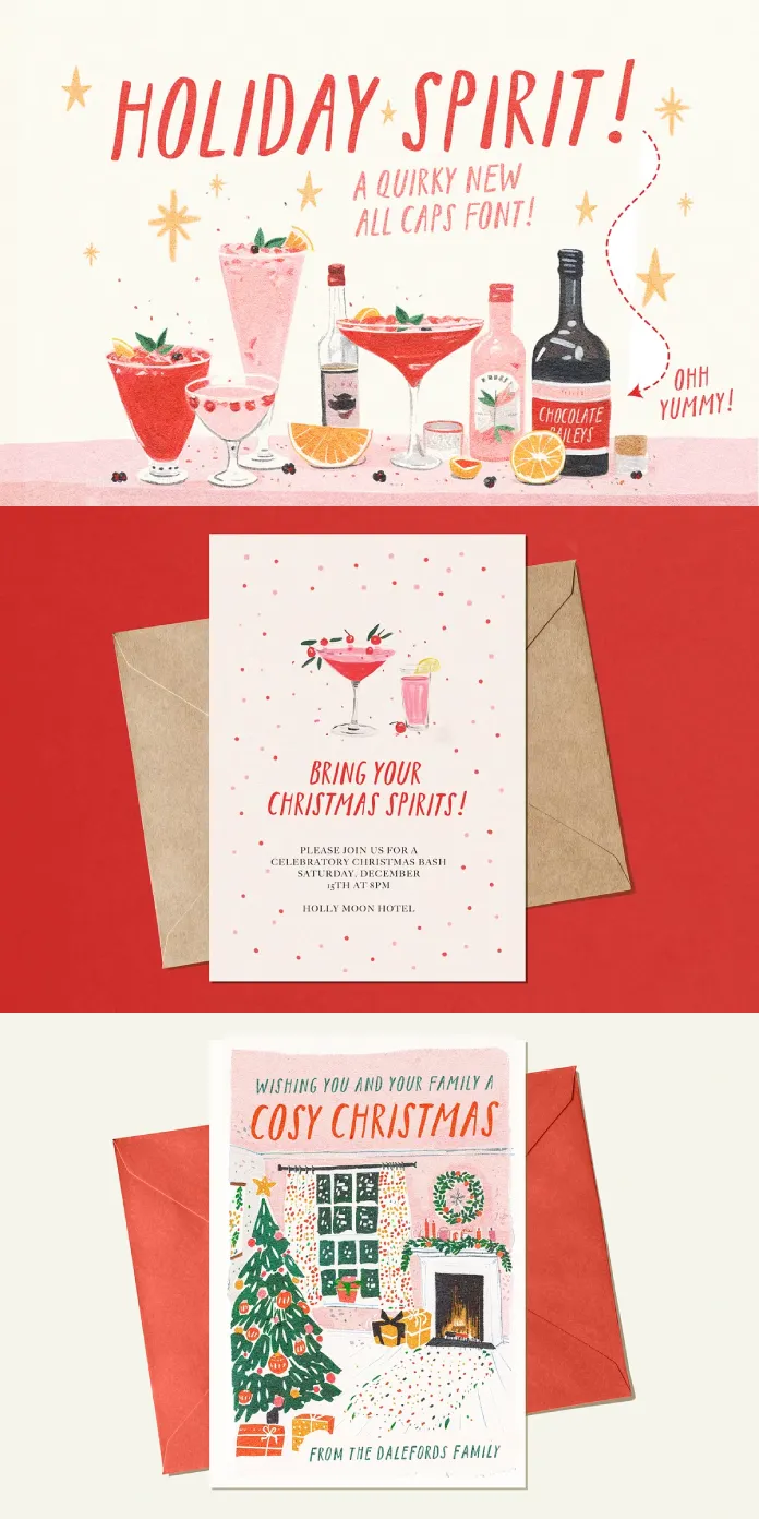 Holiday Spirit Font by Nicky Laatz