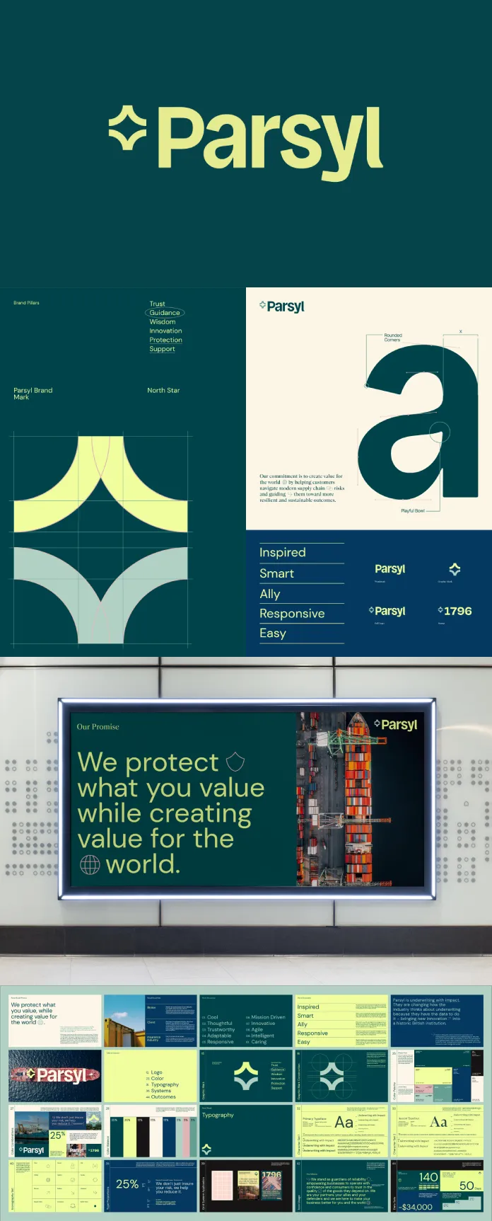 Parsyl rebrand by design studio Wunder Werkz