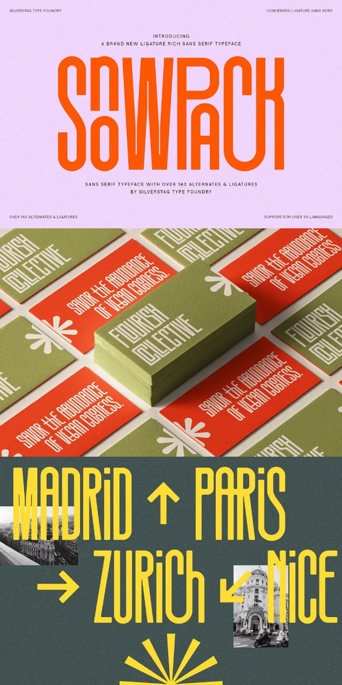 SLTF Snowpack Font by SilverStag Type Foundry