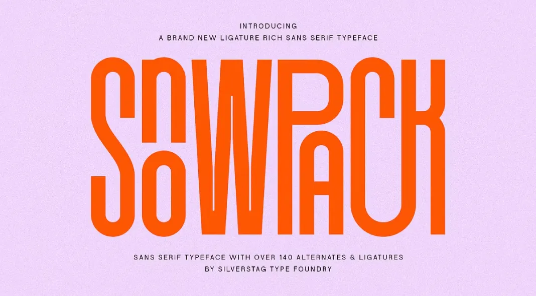 SLTF Snowpack Font by SilverStag Type Foundry SLTF Snowpack Font by SilverStag Type Foundry