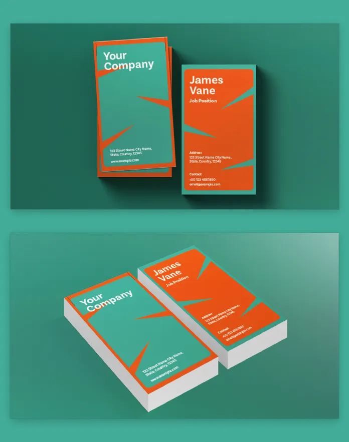 Adobe Illustrator Business Card Template by Graphicook Studio