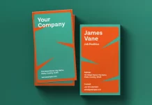 Adobe Illustrator Business Card Template by Graphicook Studio