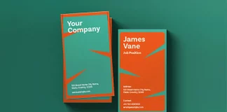 Adobe Illustrator Business Card Template by Graphicook Studio
