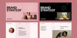 Brand Strategy Marketing Presentation Template by GraphicArtist for Adobe InDesign