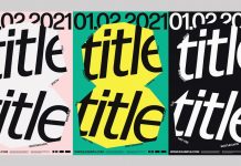 Funky Title Poster Template by The Royal Studio for Adobe Illustrator