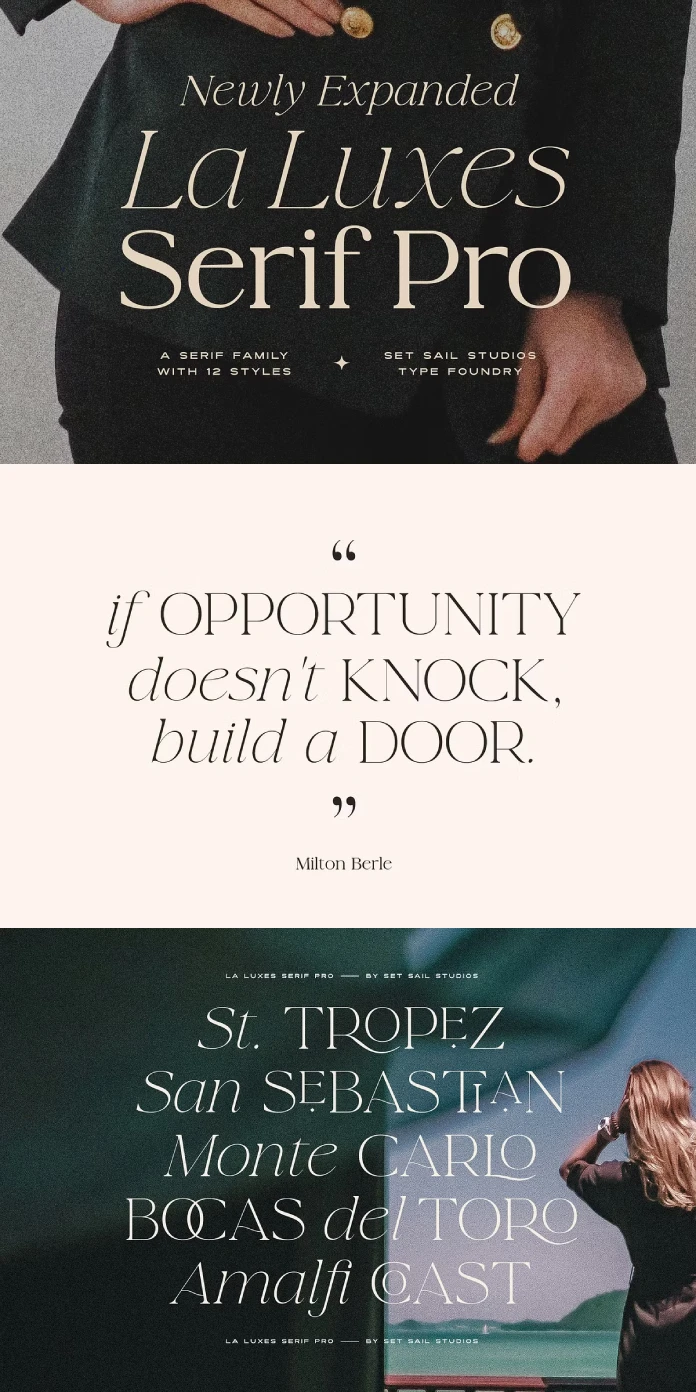 La Luxes Serif Font Family by Sam Parrett