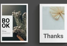 Minimalist Adobe InDesign Template for Books, Magazines, or Portfolios