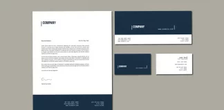 Minimalist Stationery Template Set with Dotted Lines by Graphic Designer Jozef Micic