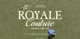 Royale Couture Font Trio by Sarid Ezra