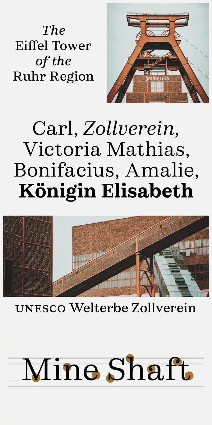 Werkdruck Typeface by Moritz Kleinsorge of Font Foundry Identity Letters