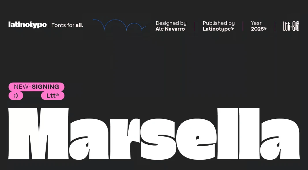 Marsella Font Family by Latinotype