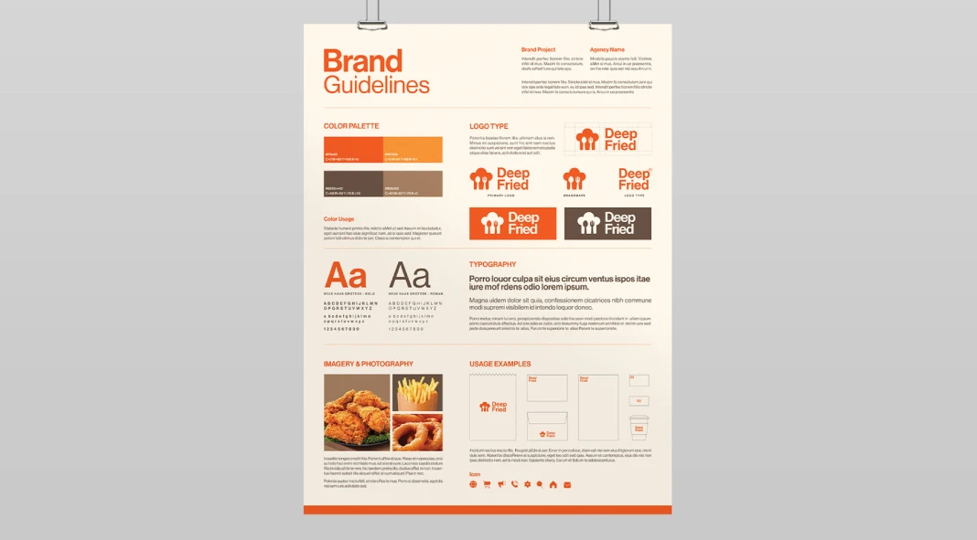Brand Guidelines Poster Template by BrandPacks for Adobe Illustrator. Brand Guidelines Poster Template by BrandPacks for Adobe Illustrator.