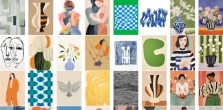Download 300 Ready-to-Print Contemporary Prints and Posters by Laras Wonderland