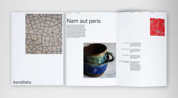 Minimalist Art Catalog Template by McLittle Stock