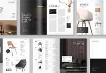 Product Catalog Brochure Template by Adam for Adobe InDesign