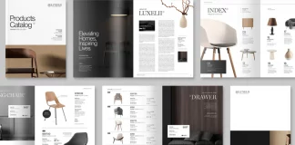 Product Catalog Brochure Template by Adam for Adobe InDesign