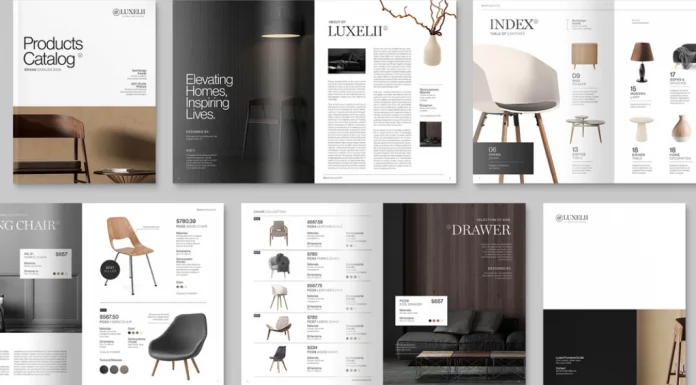 Product Catalog Brochure Template by Adam for Adobe InDesign