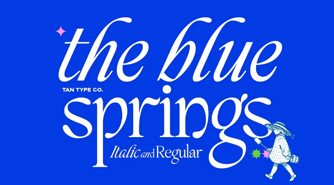 TAN Blue Springs Font by TanType TAN Blue Springs Font by TanType