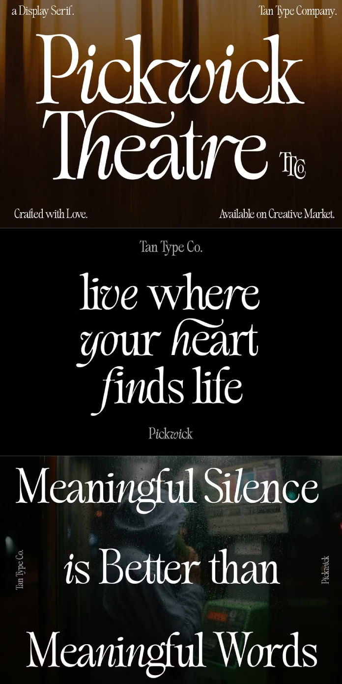 TAN Pickwick Font by TanType