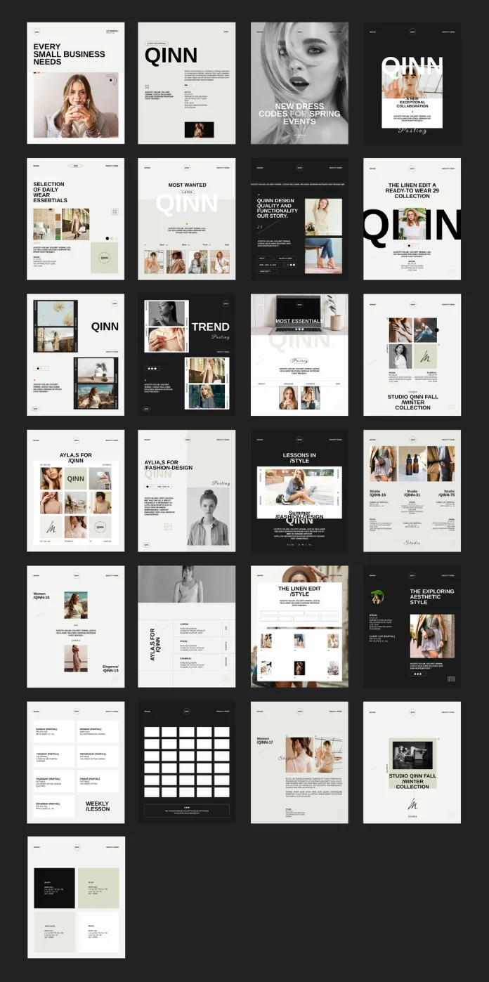 Adobe InDesign Social Media Kit Template by GraphicArtist
