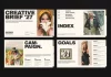 Creative Brief Campaign Presentation Template by E-Type for Adobe InDesign