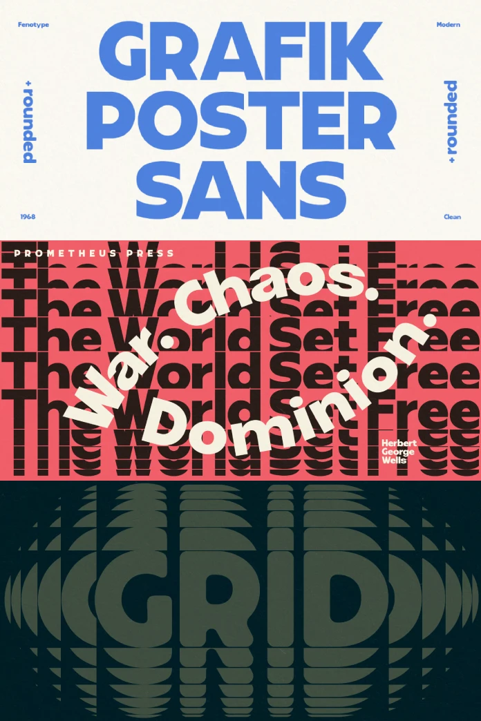 Grafik Poster Font by Fenotype