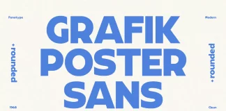 Grafik Poster Font by Fenotype