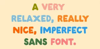 Imperfect Handwritten Sans Serif Font from Studio Funshop by Kelli